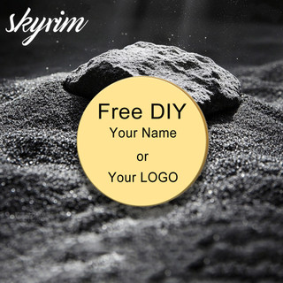 Công ty SKYRIM Tùy Chỉnh Khắc Tên Logo Trâm Cài Thép Không Gỉ Tròn Vuông Pin Huy Hiệu Trang Sức Cưới Cho Chú Chổi Người Đàn Ông Tốt Nhất Quà Tặng