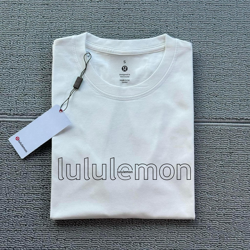 Áo thun nam nữ cotton nguyên chất lulu chất lượng cao 100 prcnt cotton, vừa vặn hoàn hảo, unisex, cổ tròn