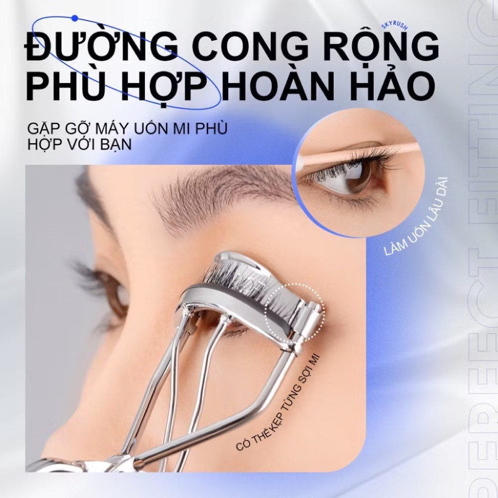 Kẹp Bấm Mi FOCALLURE FA199 Eyelash Curler 32g Làm Cong Mi Tự Nhiên Giữ Forrm Dài Lâu