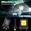 Đèn tìm kiếm ngoài trời AMLU, Bộ phận dụng cụ điện đa năng Đèn làm việc LED, Đèn làm việc di động có thể điều chỉnh độ sáng cao bền bỉ có thể điều chỉnh chất lượng cao cho Makita / Milwaukee / Dewalt / Bosch