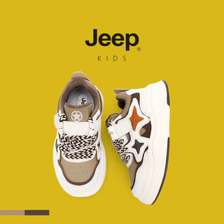 JEEP Giày Trẻ Em Giày Trẻ Em 2025 Phong Cách Mới Đen Thấp Giày Thể Thao Bé Trai Giày Mùa Thu Bé Gái Đi Học Nhẹ Chống Mài Mòn