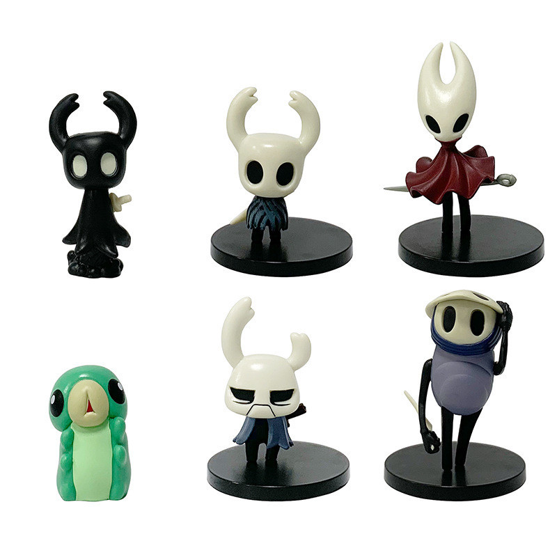 6 Cái / gói Hollow Knight Silksong Hình 6-8cm Hornet Mô Hình Chơi Game Ngoại Vi Máy Tính Để Bàn Đồ Trang Trí Đồ Chơi Trẻ Em
