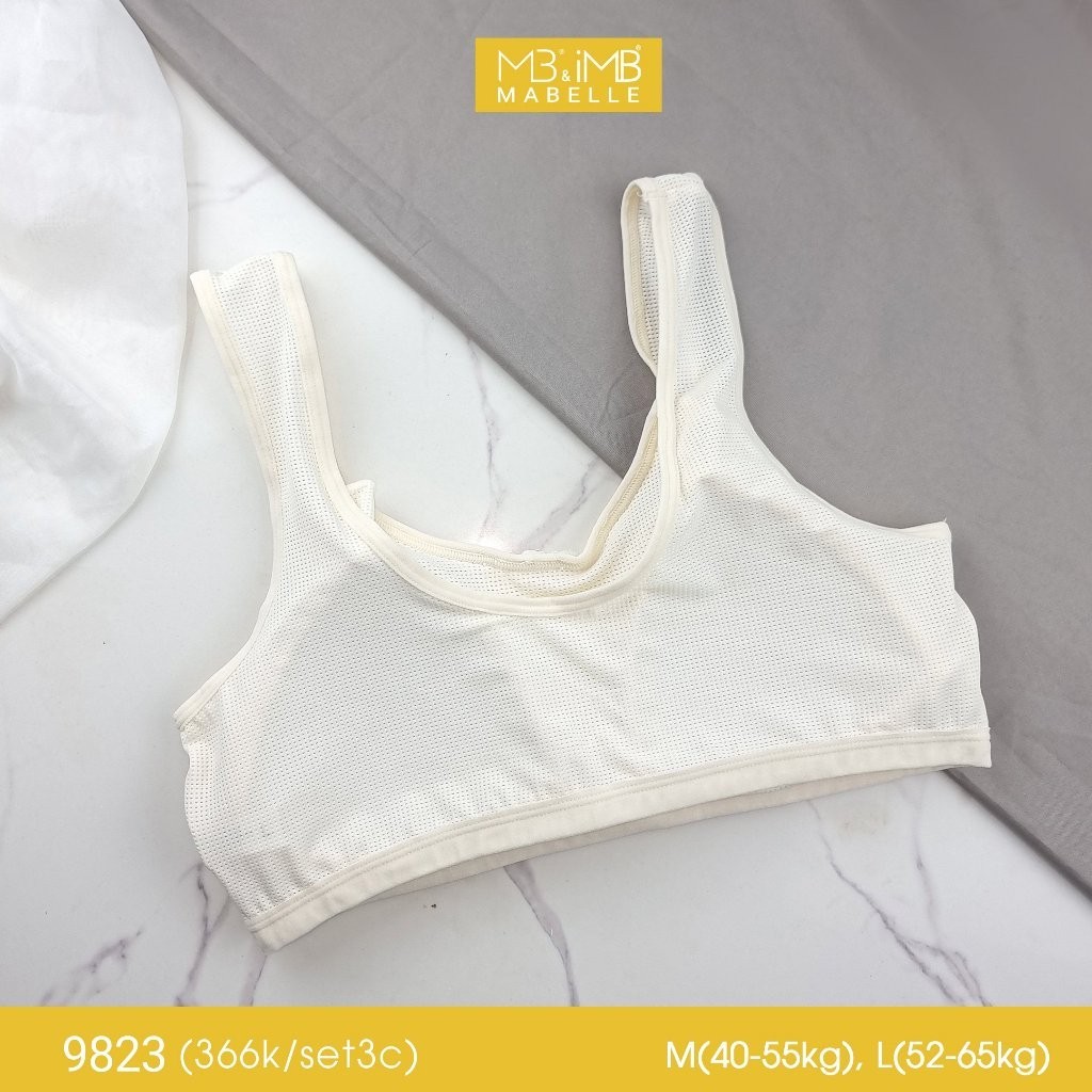 {Chính Hãng} New Bra MB bảo vệ làn da cho bé 9823 áo hoc sinh với lớp thông hơi thoáng mát mềm mại