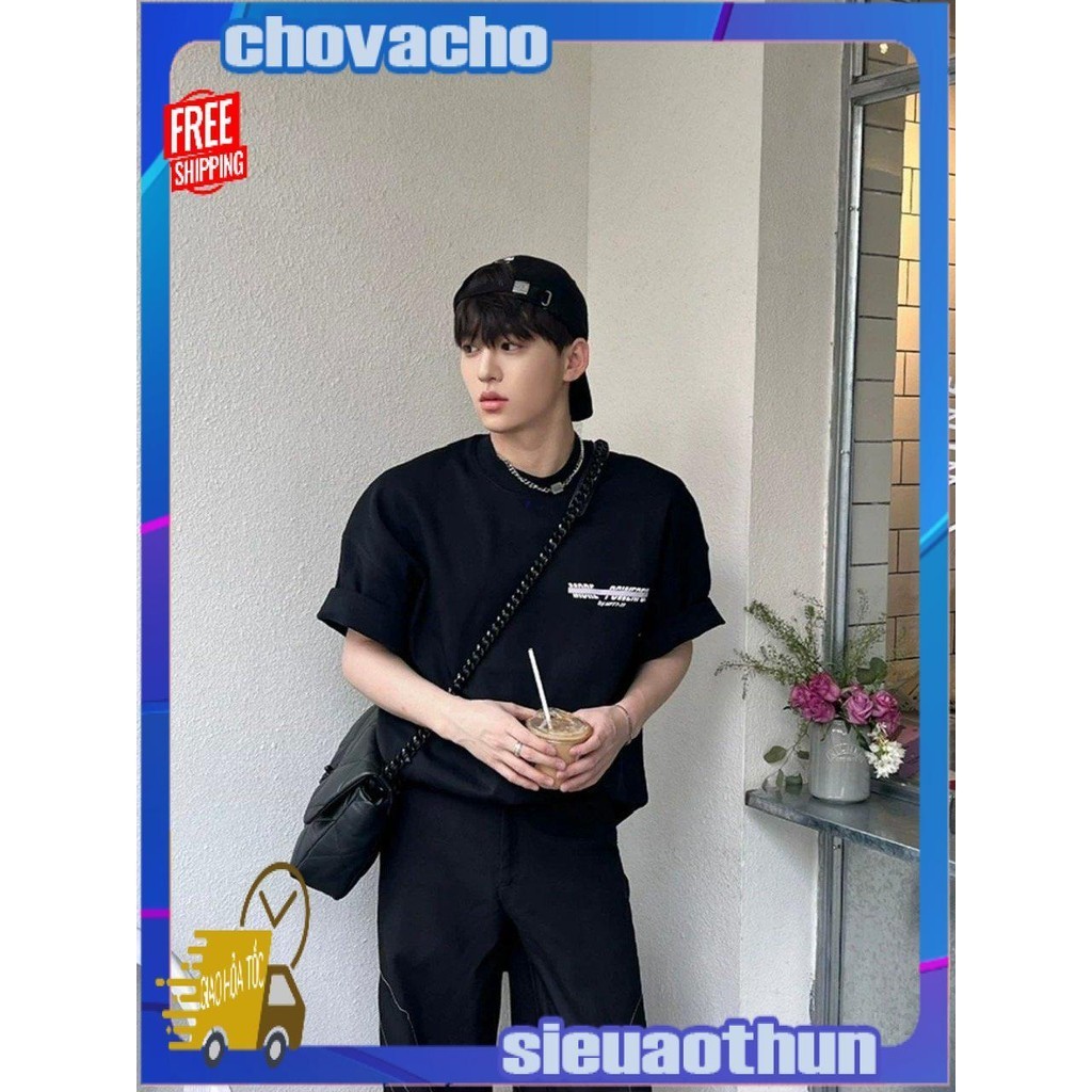 Áo thun Stee Cổ tròn in MORE LINE ICVCVNI Unisex