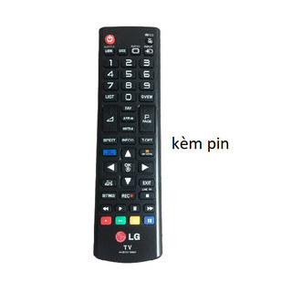 tay điều khiển remote từ xa TV LG ngắn- Hàng tốt Lô Gô đỏ zin-kèm pin