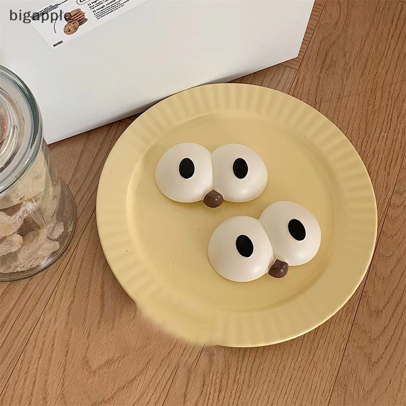 Bigapple 1 Cặp Hoạt Hình Ngộ nghĩnh Anime Phụ Kiện Ngộ nghĩnh Mắt Lớn DIY Trang Trí Khóa Giày Khóa Hoa Giày Ch Phụ Kiện RDG