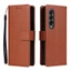 Dành Cho Samsung Z Fold 7 6 5 4 Vỏ Điện Thoại Ví Da Từ Tính Galaxy Fold7 Vỏ Lật Đựng Thẻ Khe Cắm