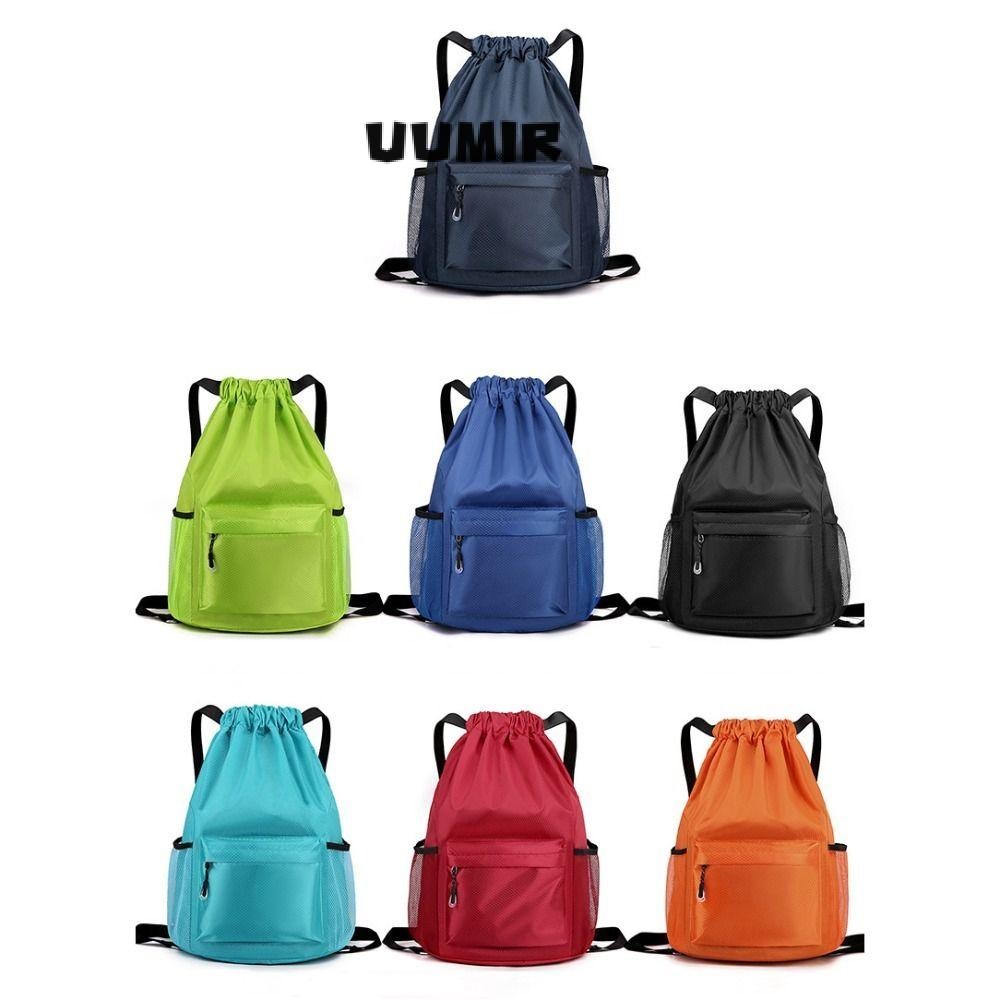 Ba lô đa năng, Ba lô dây rút 5 màu, Túi du lịch sức chứa lớn có thể giặt bằng Nylon thời trang Unisex