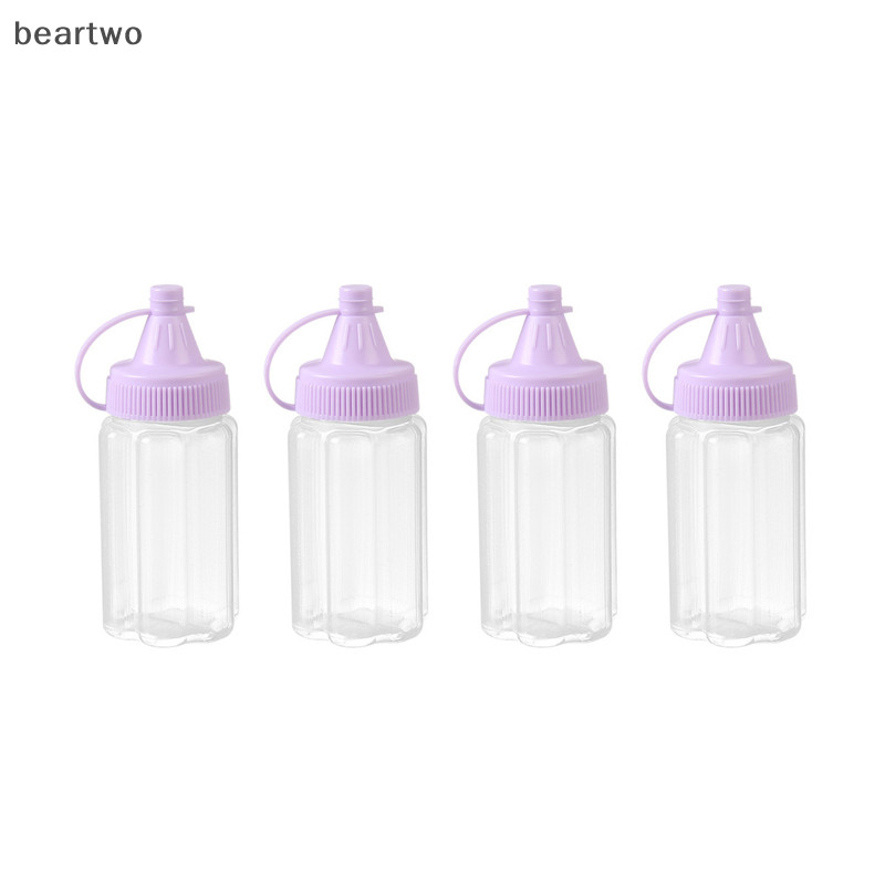 < Beartwo > Hộp đựng gia vị bằng nhựa ép nước sốt Vuốt Trang điểm Gia vị Salad Hộp đựng thịt nướng ngoài trời Cắm trại đẹp