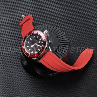 20mm 22mm Dây đeo đồng hồ silicon chống thấm nước Dây cao su Dây đeo đồng hồ thông minh cho Seiko 5 Diver Cá ngừ Lặn Dây đeo đồng hồ nam nữ Cơ khí kỹ thuật số Vòng đeo tay thể thao