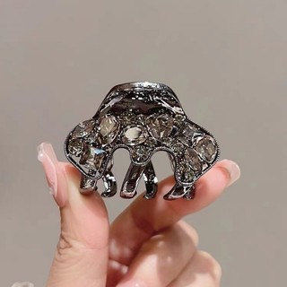 MAUROPOLI [Sẵn Sàng] Bí Ngô Cao Cấp Kích Thước Nhỏ Kẹp Tóc Đầu Lưng Nữ Kẹp Cá Mập Đuôi Ngựa Bóng