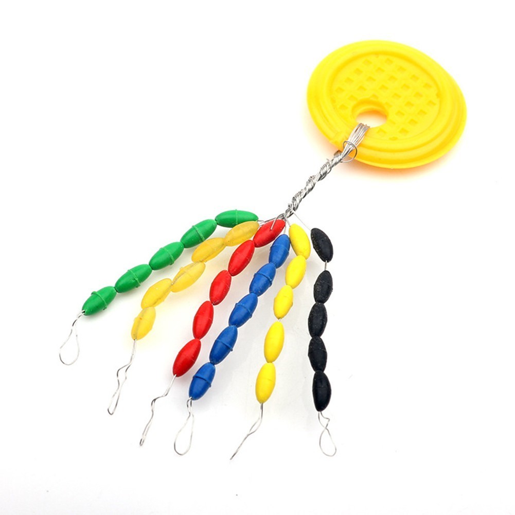 ✨30 Cái / Nhóm Phao Dừng Dòng Chặn Hạt Giàn Khoan Đệm Kết Nối Câu Cá Bobbers
