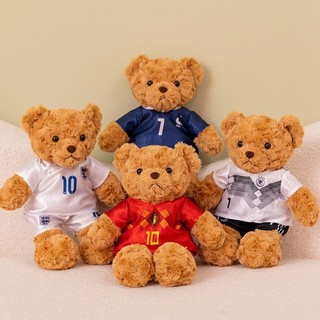 Plus Jersey Gấu Sang Trọng Đồ Chơi Sáng Tạo NBA Bóng Rổ Gấu Bông World Cup Cristiano Ronaldo Messi Trang Trí Phòng Ngủ Gối Bé Trai Người Hâm Mộ Quà Tặng Trẻ Em Quà Tặng Sinh Nhật Quà Tặng Giáng Sinh