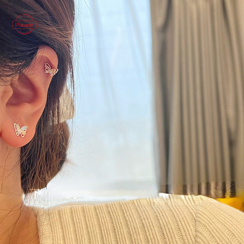 Diễu Hành Cutout Zircon Pha Lê Bông Tai Nữ Bé Gái Tiệc Cưới Mới Mỹ Món Quà Trang Sức VN