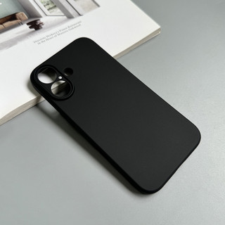 Ốp điện thoại silicon mờ sang trọng, thích hợp cho iPhone 16 Pro Max 16 Plus, vỏ bảo vệ mắt cảm ứng chống trượt dạng lỏng