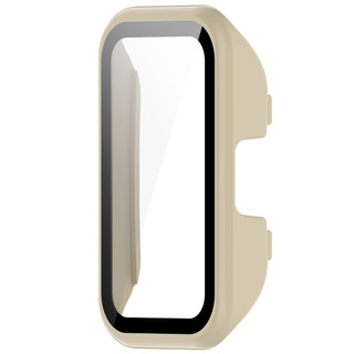 Dành Cho Huawei Band 10 / 9 / 8 Dây Đeo Kính Cường Lực Bảo Vệ Màn Hình Mạ Bao Da Dây Silicon