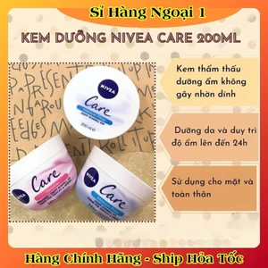 Kem dưỡng da Nivea Care của Đức đủ bill