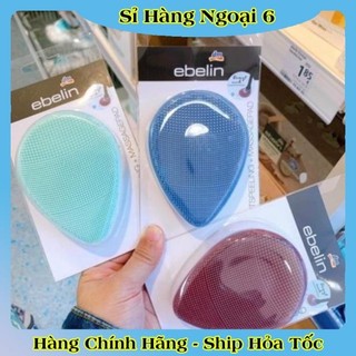 Miếng rửa mặt Silicon và bọt biển Ebelin Đức bền & sạch sâu lỗ chân lông
