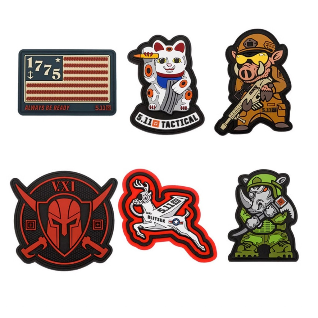 Patch_miếng dán velcro PVC 5.11_retro