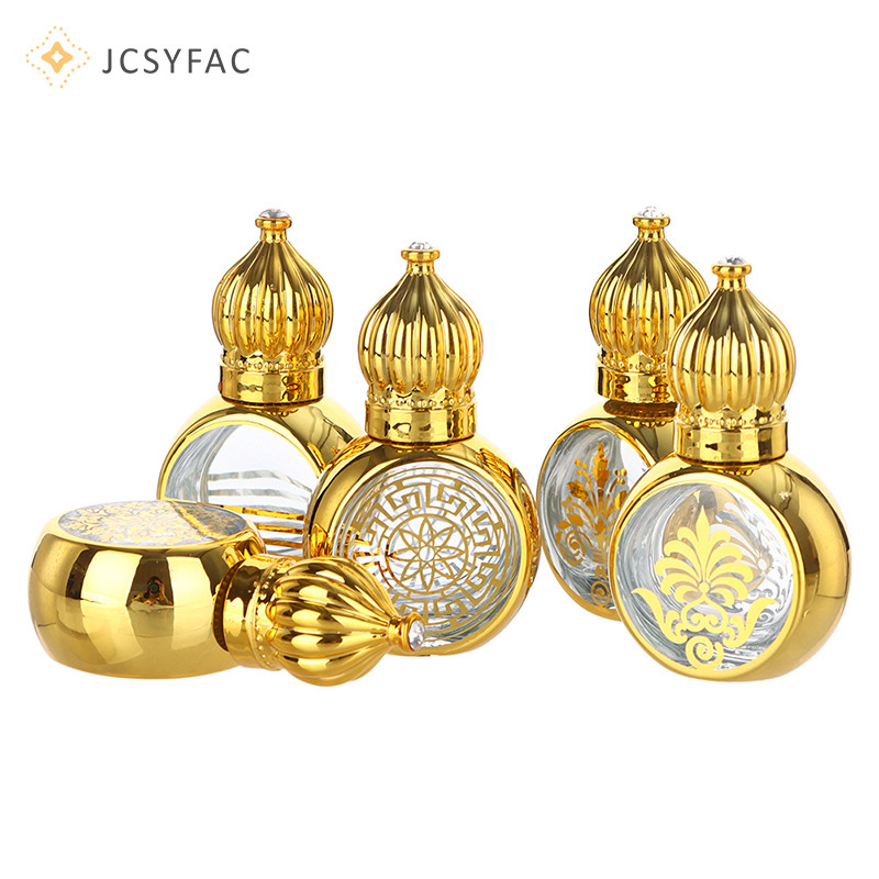 Bình lăn cầm tay JCSYFAC 10ml Chai hình vương miện vàng Mới