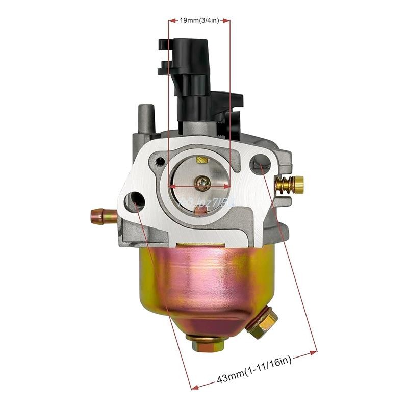 Bộ chế hòa khí máy phát điện 196cc 212cc 224cc cho Honda Champion Predator 3500 4000 4375 Generac 3250 3300 Wen Westinghouse