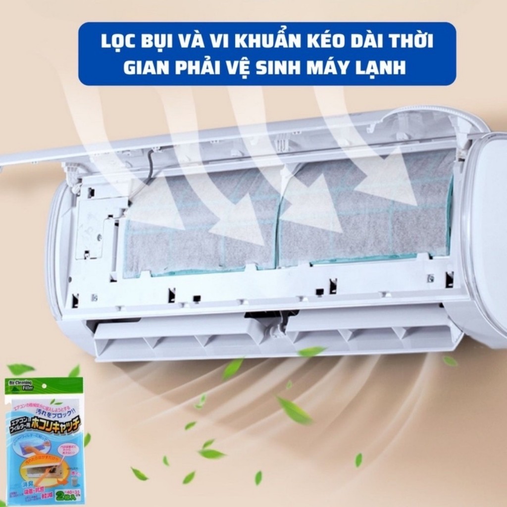 Combo 5 túi(10 tờ) Giấy Lọc Bụi Dùng Cho Máy Điều Hòa Không Khí FE123