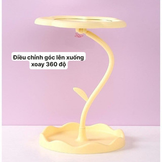 Gương trang trí máy tính để bàn gương trang điểm hoa dễ thương