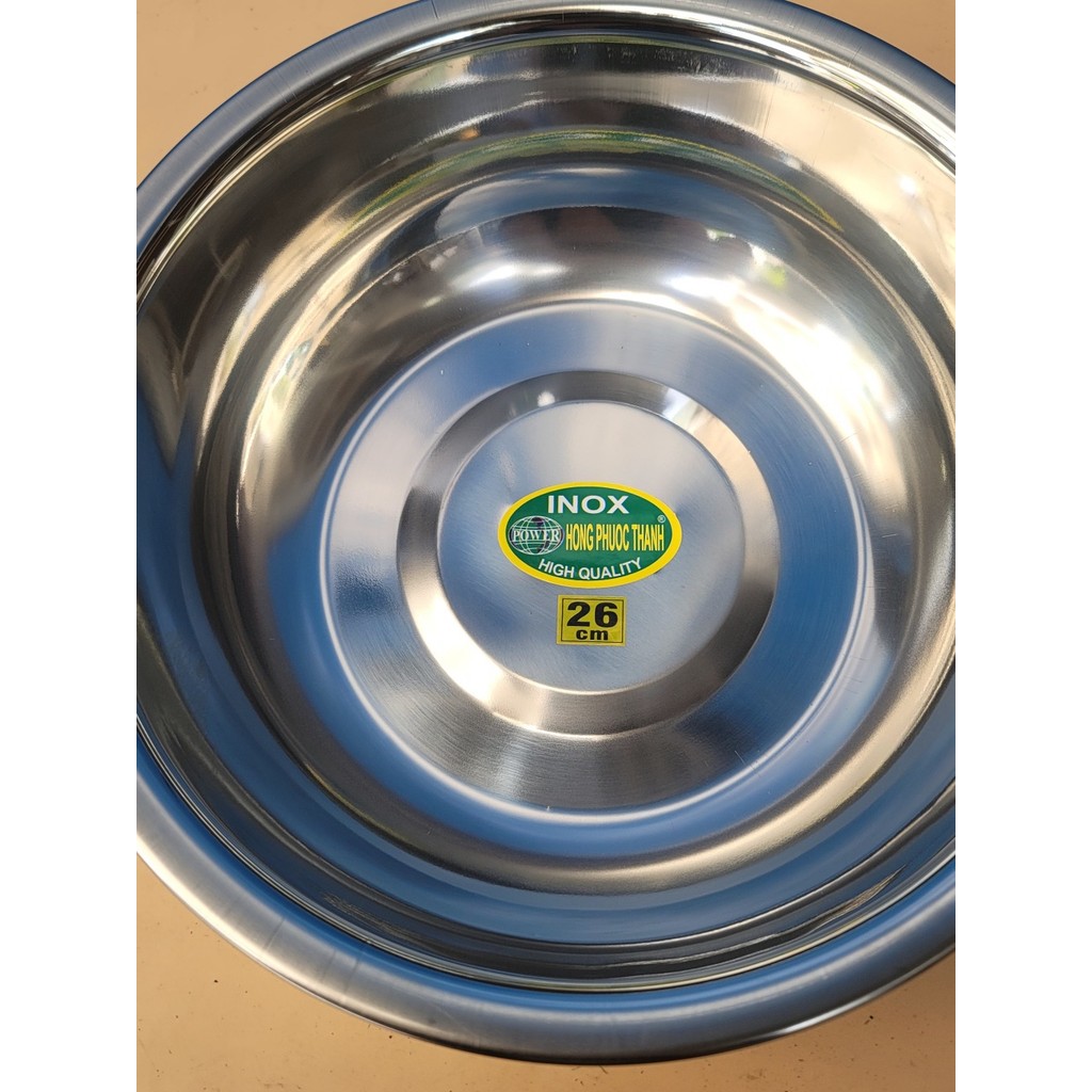 Thau inox 201 HỒNG PHƯỚC THÀNH sáng bóng dễ vệ sinh chống rỉ sét size ...