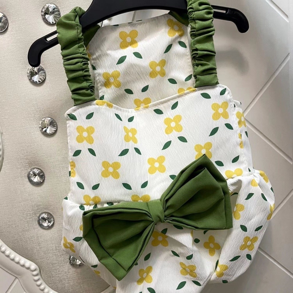 Quần áo cho chó phong cách mới, Váy hoa mèo dễ thương, Thích hợp cho Teddy / Bichon / Yorkshire và những chú chó nhỏ khác