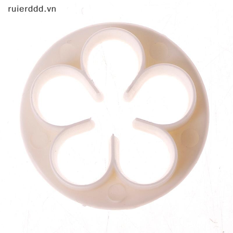 # Mới # 4 Khuôn cắt bánh kẹo mềm hoa hồng Sugarcraft Baking Decorag Tool.
