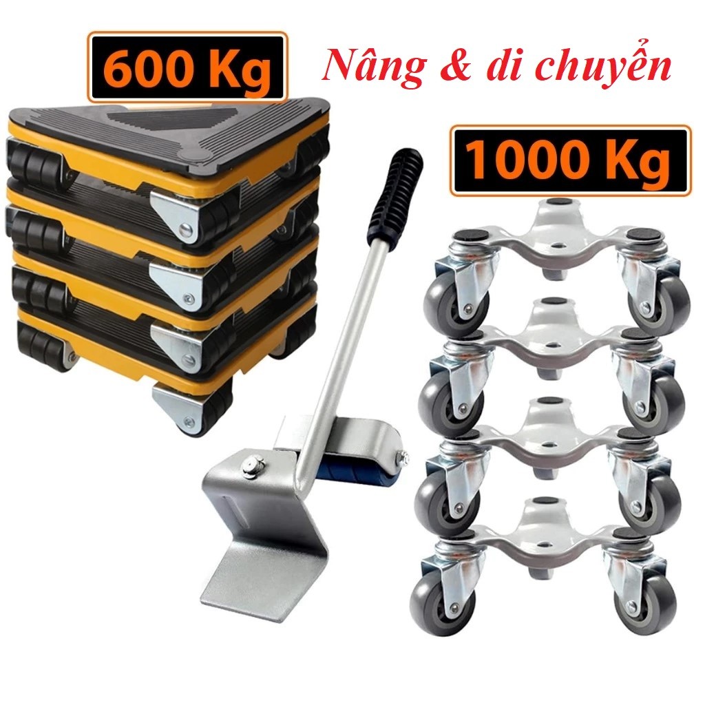 Bộ dụng cụ di chuyển đồ đạc, bánh xe chuyển đồ nặng, bánh xe nâng đồ ...