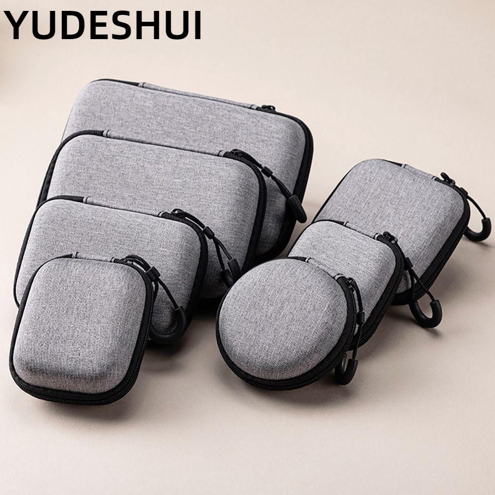 Yudhui 1 Túi Bảo Quản EVA, Tai Nghe Di Động / Điện Thoại / Cáp Sạc Dây Kéo Tai Nghe, Phụ Kiện Kỹ Thuật Số Mini Cho Túi Airpod Túi Đựng