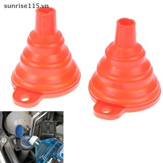 Srvn Phễu silicon có thể gập lại Xe tải Xe máy Công cụ chuyển nạp xăng.