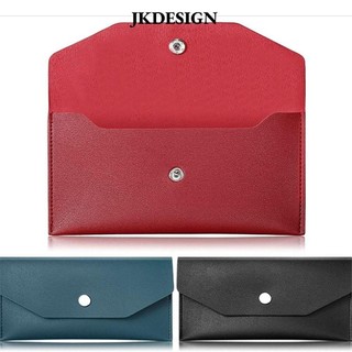 Jkdesign Túi đựng tiền, Ví phong bì tiền mặt chống mài mòn, Da PU có thể tái sử dụng Thẻ tín dụng siêu mỏng Holoder Nam Nữ