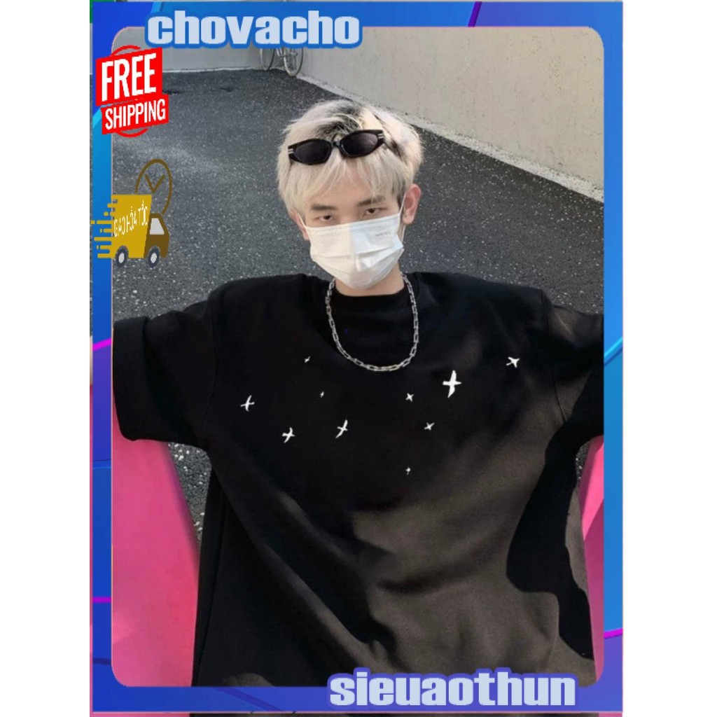 Áo thun Stee Cổ tròn FLOCK OF BIRDS-CHIMCHIM Localbrand ICVCVNI Unisex