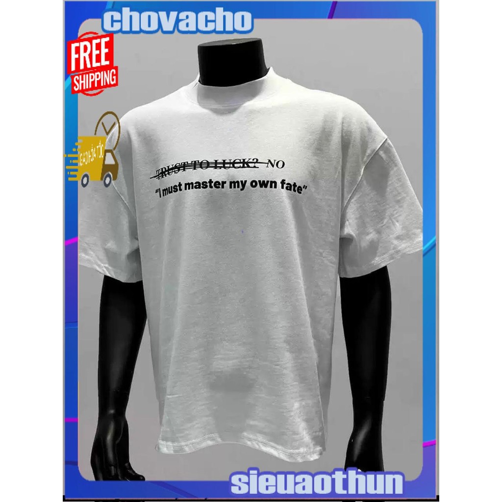Áo thun Stee Cổ tròn TRUST TO LUCKY Localbrand ICVCVNI Unisex