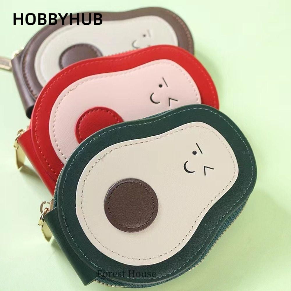 HOBBYHUB Sáng Tạo Da PU Dung Tích Lớn Ví Đựng Tiền Xu Nữ