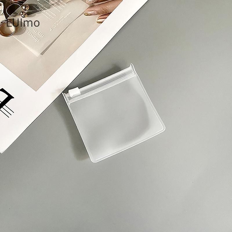 Luimo 1 / 5 / 10 chiếc Túi đựng thuốc Túi đựng thuốc có khóa kéo Túi đựng thuốc trong suốt có thể tái sử dụng Túi đựng thuốc du lịch tự niêm phong Lưu trữ SBS
