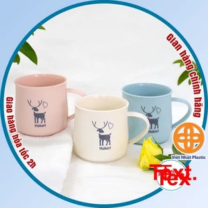 Cốc nhựa Hokori 350ml (6369) Việt Nhật chịu nhiệt tốt, cốc uống nước màu sắc xinh xắn có quai cầm -Buôn rẻ 01454