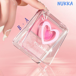 NUKKA  Phấn má hồng hai màu và phấn kem hai màu