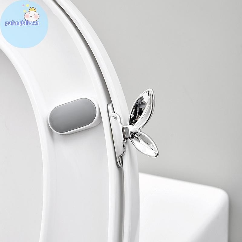 Pufangbliss Nắp Bồn Cầu Lifg Nắp Nâng Ghế Vệ Sinh Nâng Nắp Bồn Cầu Tay Cầm Đồ Dùng Phòng Tắm al ABS Thực Tế VN