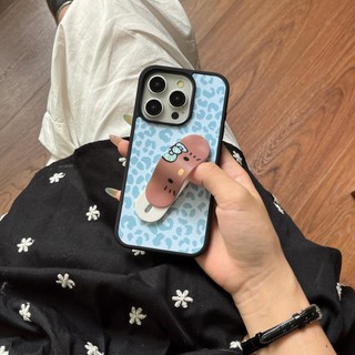 Ốp Lưng Cứng Tương Thích Với iPhone 13 13Pro 13ProMax 14 14Pro 14ProMax 15 15Pro 15ProMax 16 16Pro 16ProMax Ốp Họa Tiết In Da Báo Xanh
