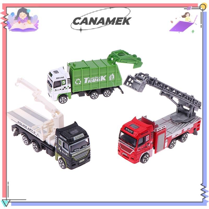 CANAMEK 1 Trẻ Em Hợp Kim Xe Cứu Hỏa 1: 32 Mô Phỏng Cứu Hỏa Diecast Xe Cứu Hỏa Kỹ Thuật Thang Xe Mô Hình Quà Tặng Sinh Nhật CSF