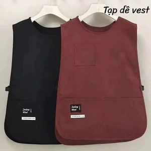 Tạp dề vest,Áo Vest Nylon Nhật Bản Phong,Tạp dề nấu ăn nhà bếp,Smock nhà bếp chống dầu chống thấm nước