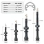 Van lốp xe đạp không săm, Van lốp xe đạp lõi đồng thau có thể tháo rời 40 / 50 / 65 / 80mm, Phụ kiện xe đạp núm vú F / V cho xe đạp MTB đường trường