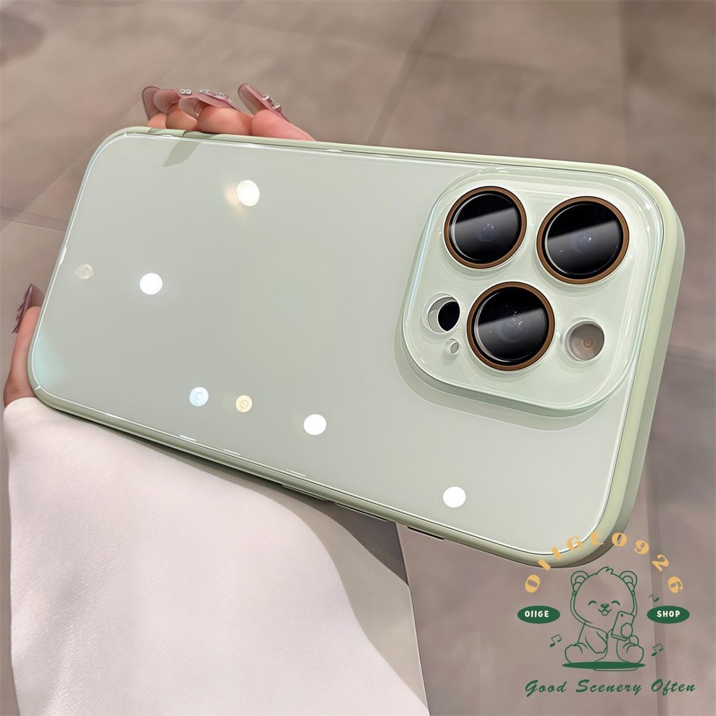 Vỏ thủy tinh lỏng Macaroon Vỏ điện thoại iphone16 Pro Max 15 14 13 12 11casing cho vỏ iPhone Vỏ mềm silicon TPU chống sốc