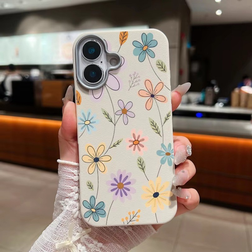Ốp điện thoại họa tiết hoa tối giản Bohemian cho Realme C71 C75X Note 60 50 C15 C11 C20 Q3 Pro Carnival GT Master Edition Narzo 50 30 50i 50A Prime Lens Protection Cover