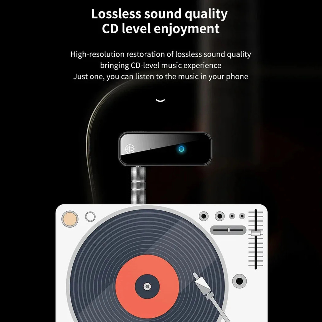 2025 Mới Bluetooth 6.0 Bộ Thu Âm Thanh Bộ Phát Gọi rảnh Tay 3.5 Mm AUX Jack USB Dongle Âm Nhạc Stereo Bộ Chuyển Đổi Không Dây Cho Tivi PC Xe Ô Tô Bộ