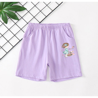 2025 Cô Gái Dễ Thương Hoạt Hình Thể Thao Quần Short Mùa Hè Thường Ngày Nhẹ Trẻ Em In Hình Quần