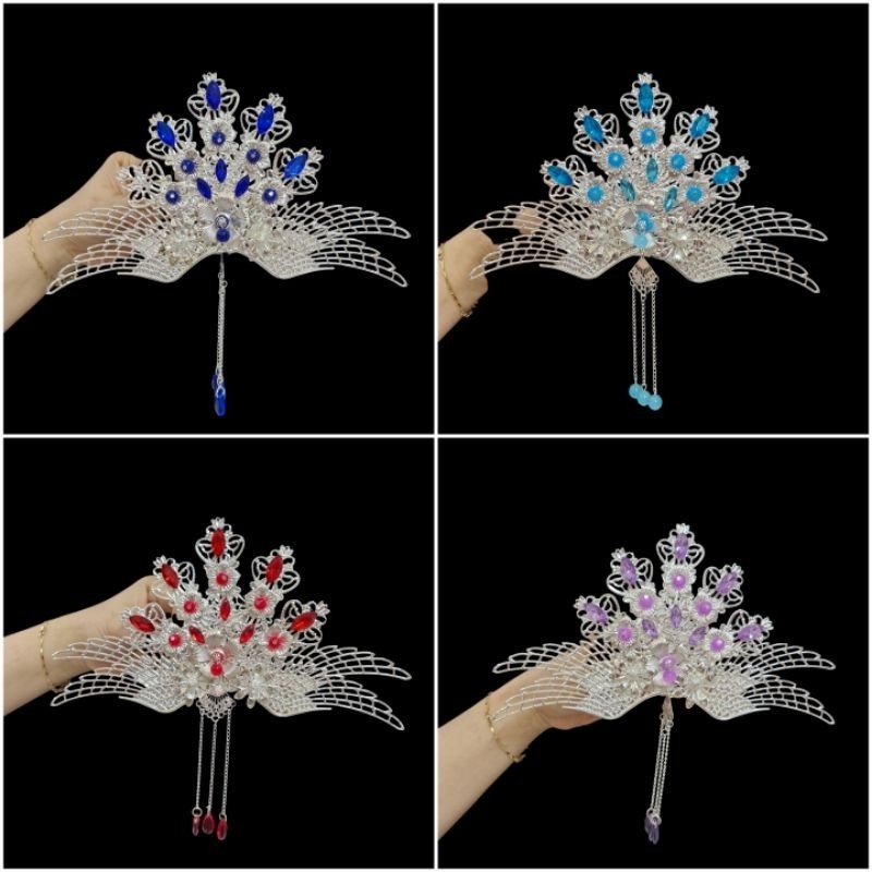 Kim quan hầu đồng, phụ kiện dùng để trang trí mấn hầu đồng, mão mẹ diêu trì địa mẫu, đạo cụ phụ kiện